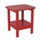 Flash Furniture Red 2 Tier Adirondack Style Patio Side Table LE-HMP-1035-1517H-RD-GG - alternate 4